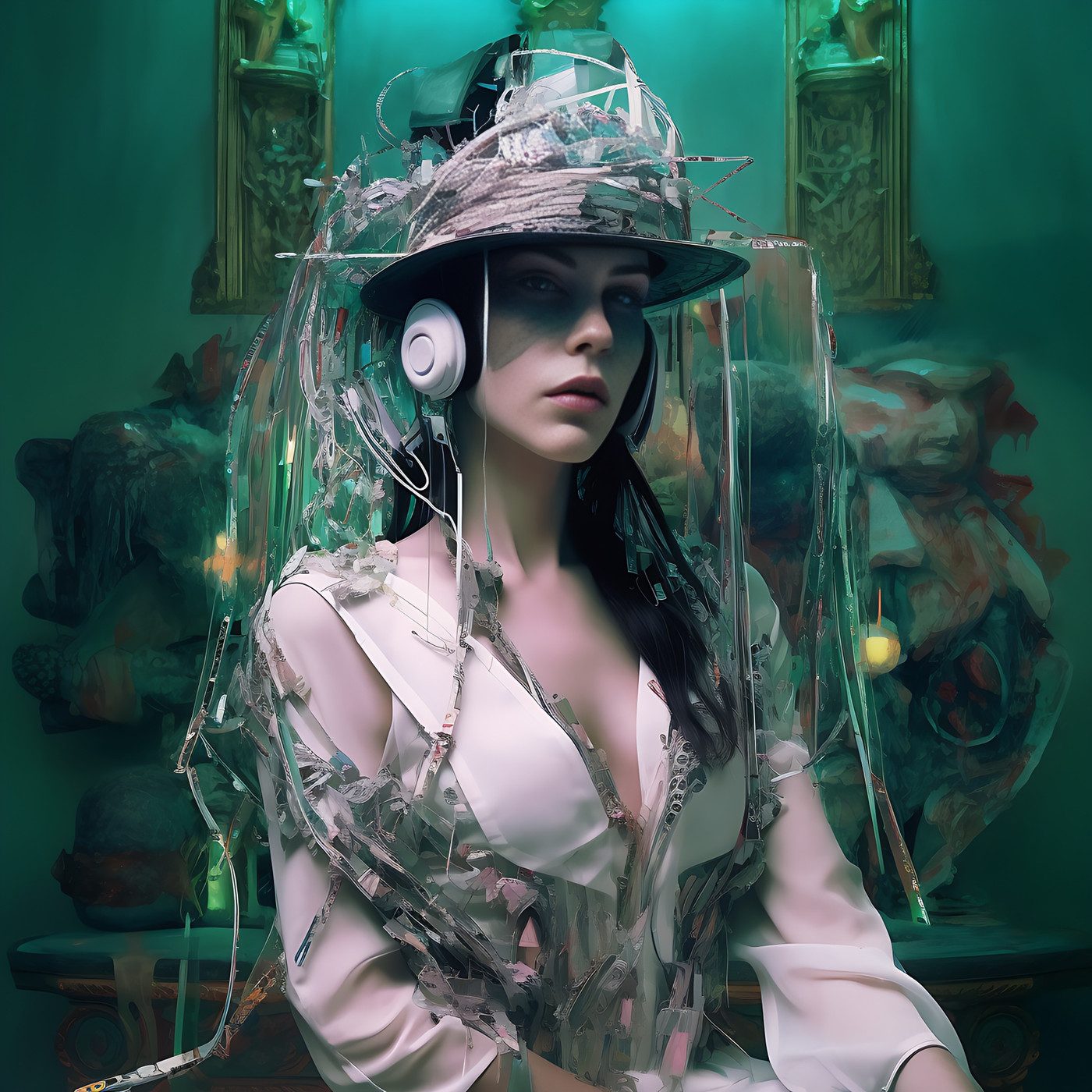 AI artwork by Irina Raicu