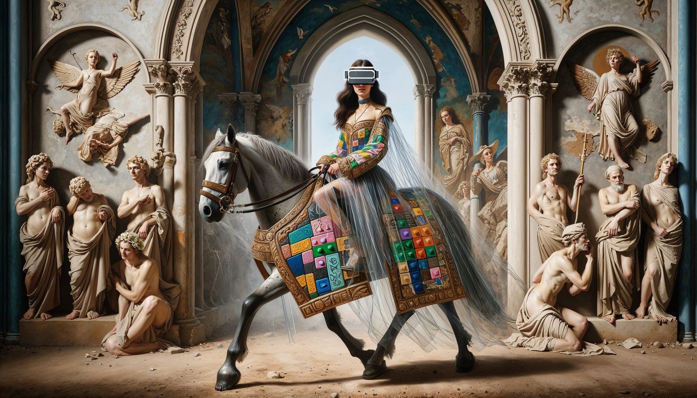 AI artwork by Irina Raicu