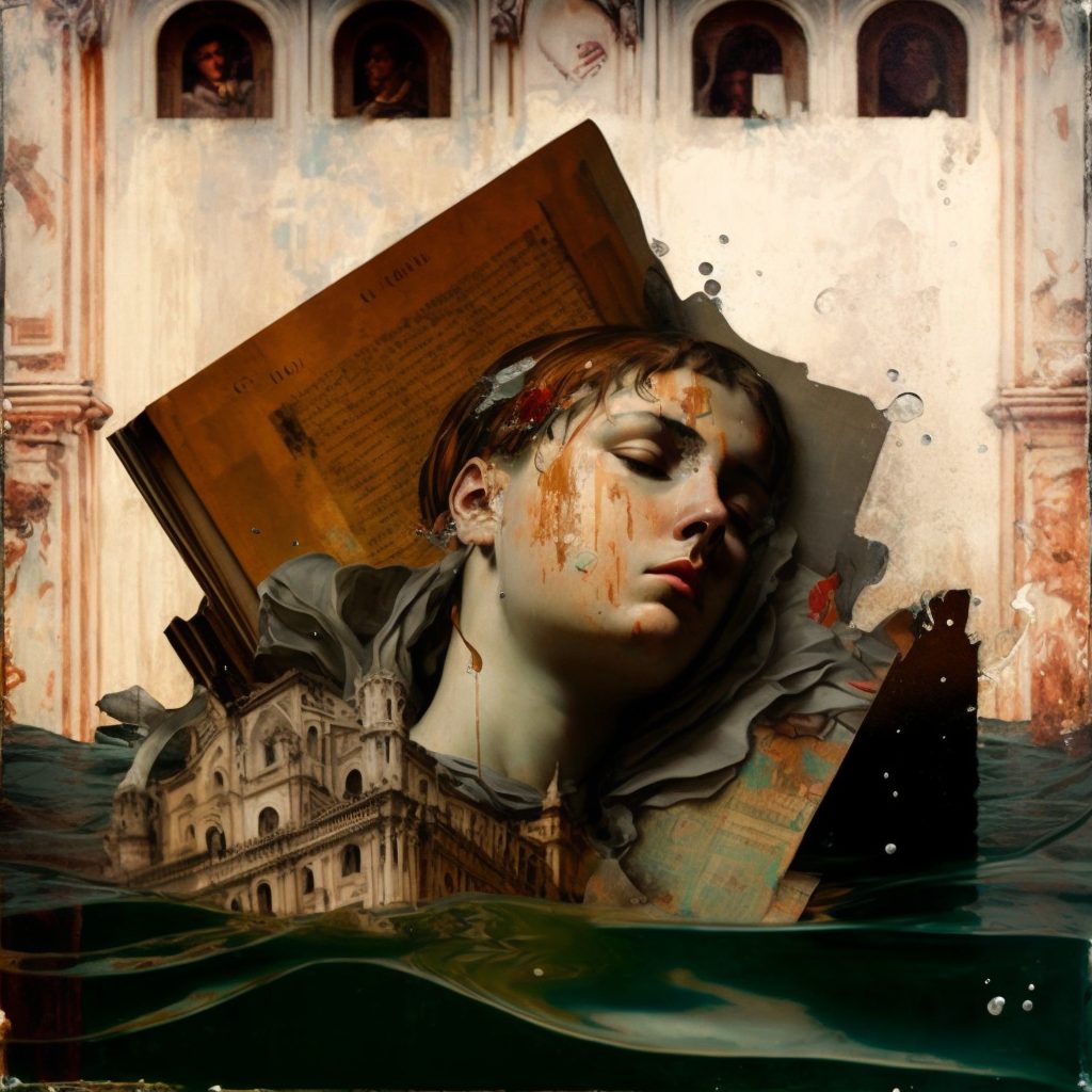 AI artwork by Irina Raicu