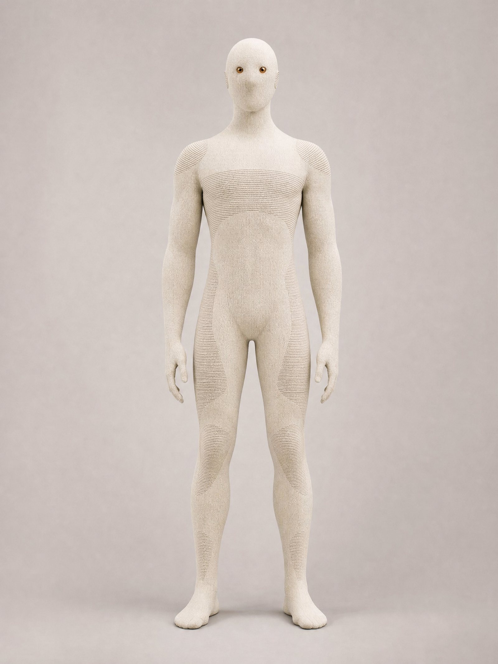 Full-body material and proportion study for Heart