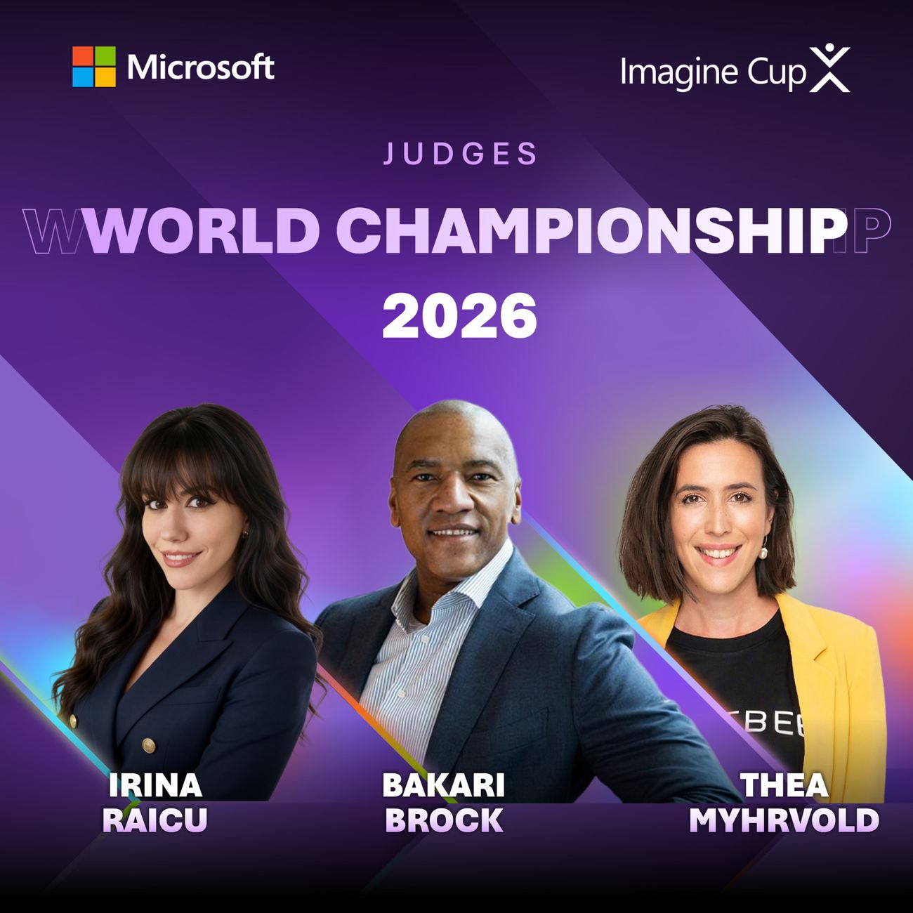 Dr. Irina Raicu on the Microsoft Imagine Cup World Championship judging panel